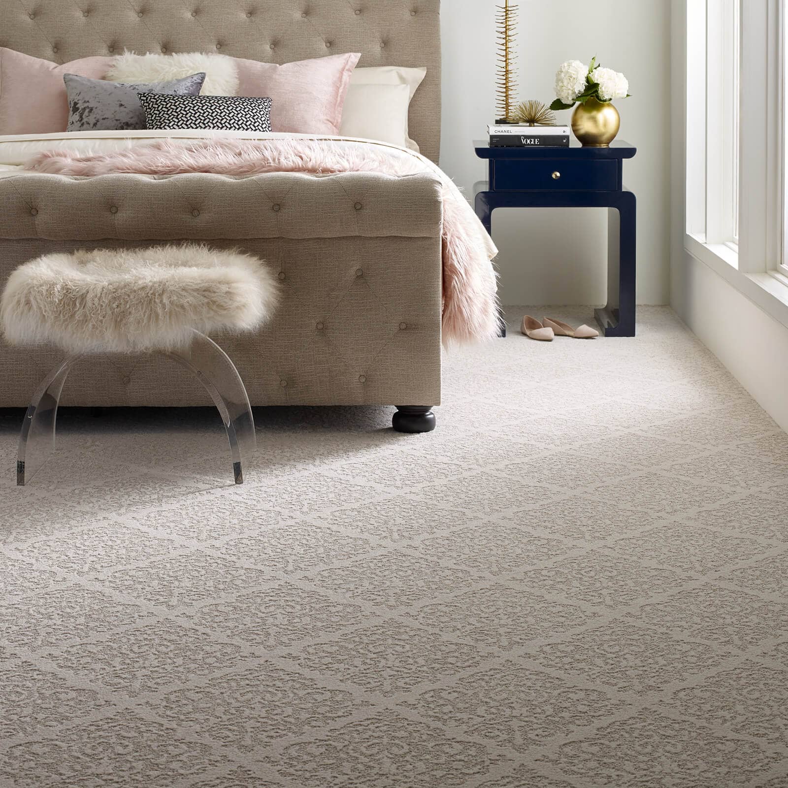Chateau fare bedroom flooring | AJ Rose Carpets
