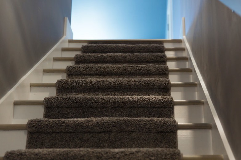 Stairway carpet runner | AJ Rose Carpets